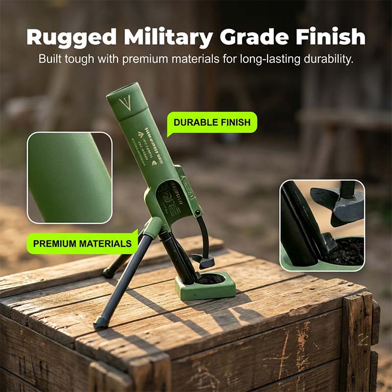 Military Grade Cap Lifter Mortar Style For Barbecue